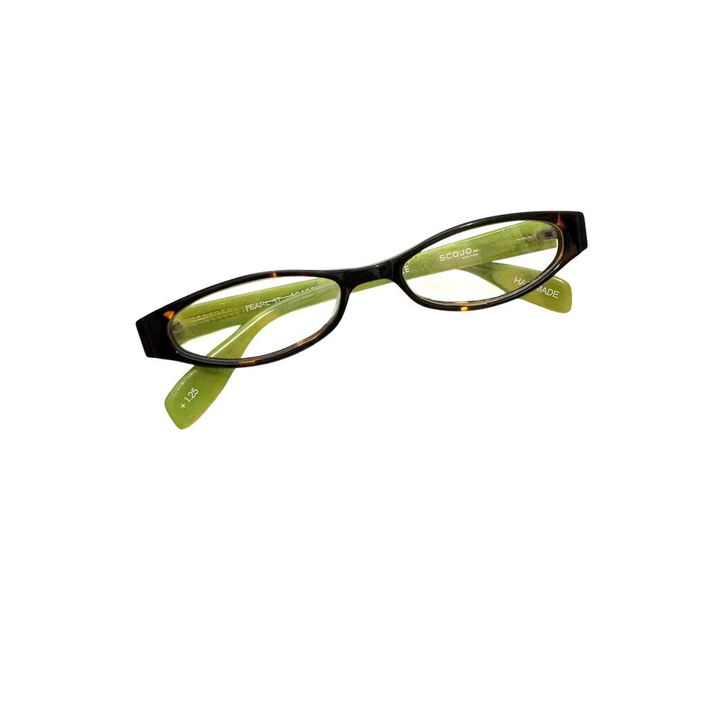 Scojo readers Pearl st 10192 tortoise and green frames